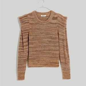 Madewell Space-Dyed Prentiss Pullover Sweater / SMALL / SPACEDYE AUTUMN